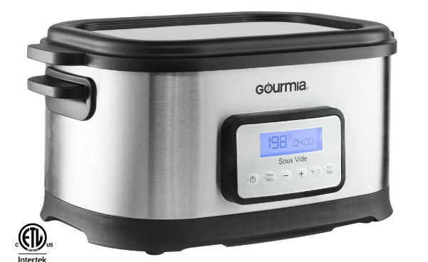 Gourmia GSV550 9 Qt Sous Vide Water Oven Cooker
