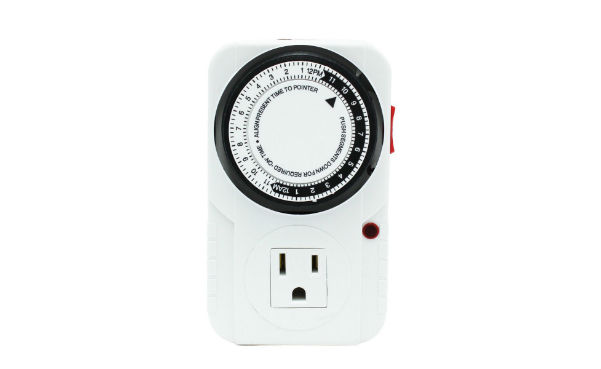 iPower 24 Hour Heavy Duty Plug-in Mechanical Timer