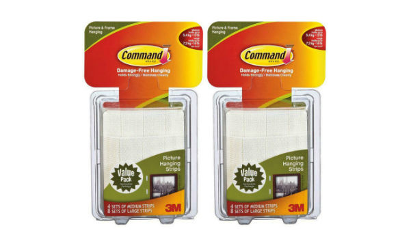 24 Count Command 3M Picture Hanging Strip Sets