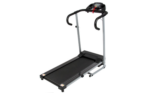 Black 500W Folding Electric Treadmill