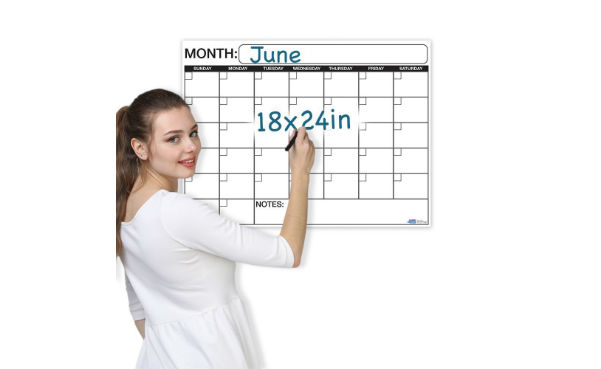 Dry Erase Wall Calendar Planner & Organizer