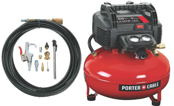 PORTER-CABLE Pancake Compressor with Accessory Kit
