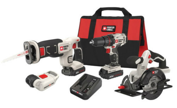 Porter-Cable Cordless Lithium-Ion 4-Tool Combo Kit