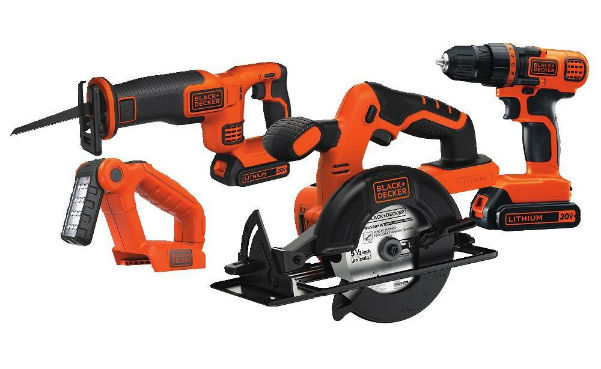 Black and Decker Drill/Driver, Saw, and Worklight Combo Kit