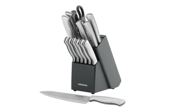 Farberware 15-Piece Stamped Stainless Steel Knife Set