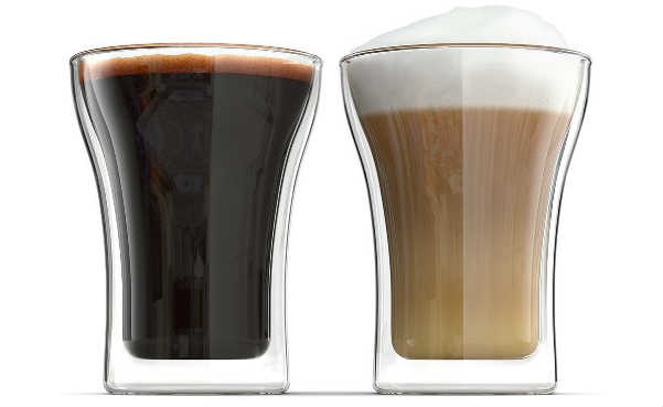 Anchor and Mill Double Walled Coffee Glasses