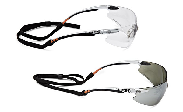 2-Pairs Harley-Davidson Safety Glasses with Hang Cords