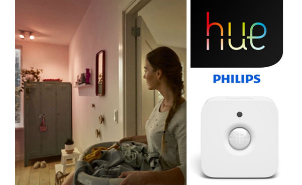 hilips Hue Lights Motion Sensor for Hands-Free Control