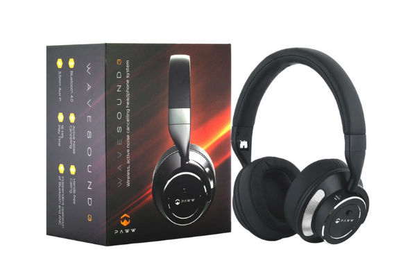 Paww WaveSound 3 Bluetooth Active Noise Cancelling Headphones