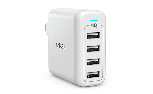 Anker 40W 4-Port USB Wall Charger