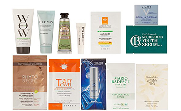 Luxury Women's Beauty Box, 10 or more samples