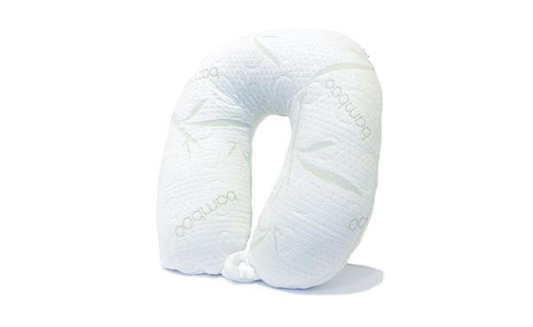 Rayon from Bamboo Memory Foam Travel Pillow