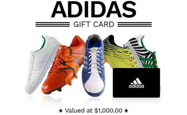 Win a $1,000 adidas Gift Card