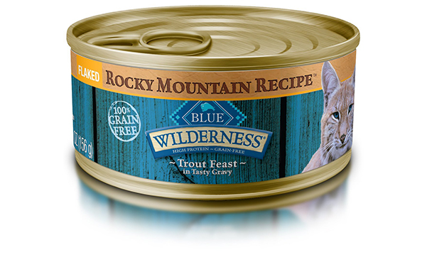 Blue Buffalo Wilderness High Protein Flaked Wet Cat Food