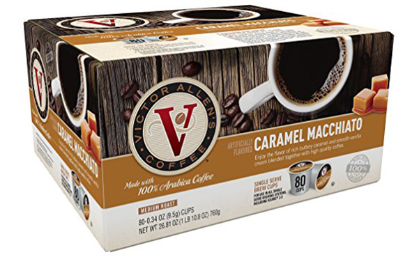 Victor Allen Coffee, Caramel Macchiato Single Serve K-cup