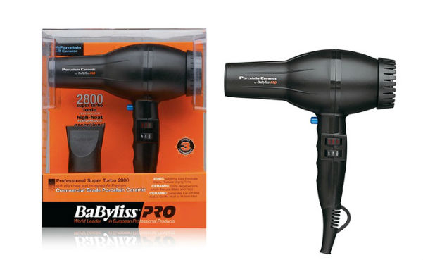 BaByliss Pro Ceramic Super Turbo Hair Dryer with Concentrator Nozzle