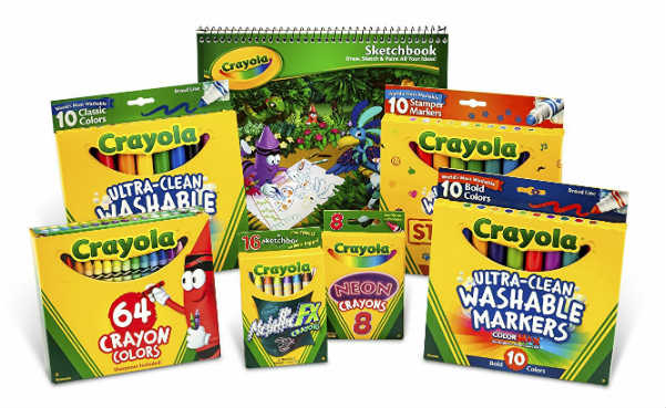 Crayola Crayon And Crayola Ultraclean Washable Marker Kit