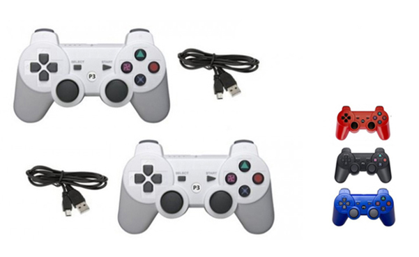 2-Pack Wireless Bluetooth Controllers for Sony PlayStation 3