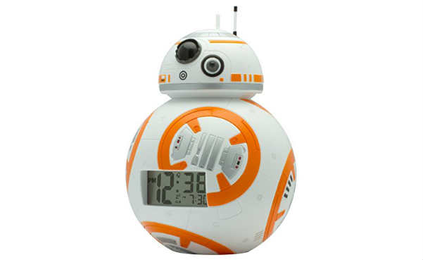 BulbBotz Star Wars BB-8 Kids Light Up Alarm Clock