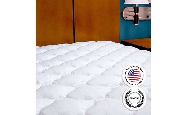 eLuxury Supply Mattress Pad with Fitted Skirt