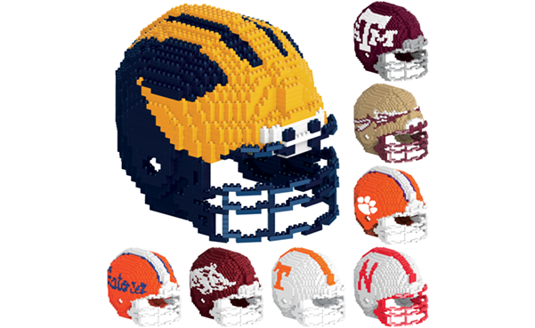 NCAA College Football Team 3D Helmet Puzzle