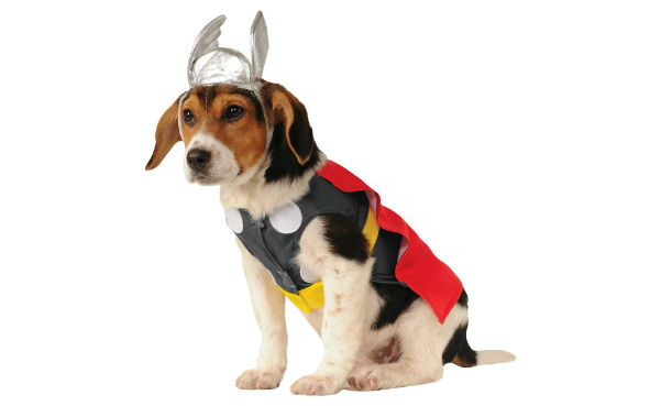 Superhero Dog Costumes Funny Pet Halloween Fancy Dress