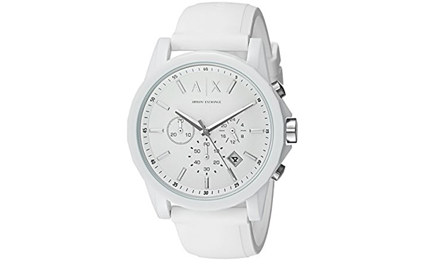 A|X Armani Exchange Mens Silvertone Watch