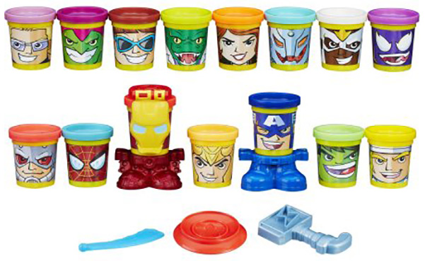 Play-Doh Marvel Super Smash-Up with Can-Heads