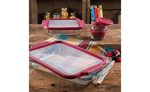 The Pioneer Woman 8-Piece Glass Bake and Store Set