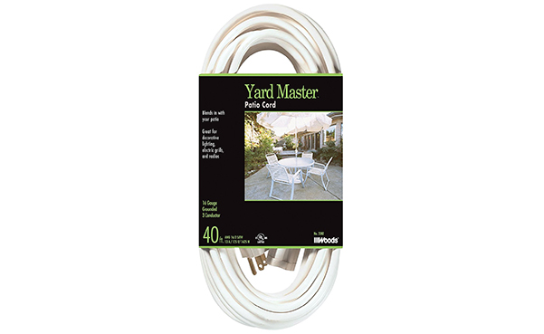 Woods Outdoor Extension Cord with Power Block