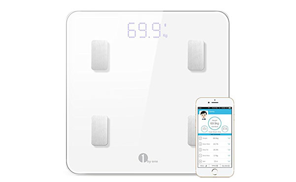 1byone Smart Digital Bluetooth Bathroom Scale