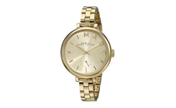 Marc by Marc Jacobs Slim Baker SS Watch-Gold