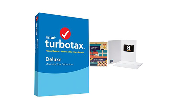Intuit TurboTax Deluxe 2017 Bundle