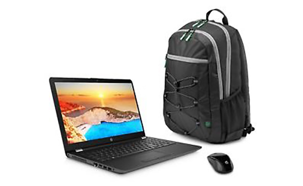 New HP 15.6" Touch Win 10 Backpack Bundle