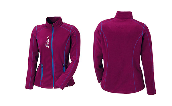 OEM Polaris Womens Blue & Purple Full Zip Fleece Long Sleeve Sweater Jacket