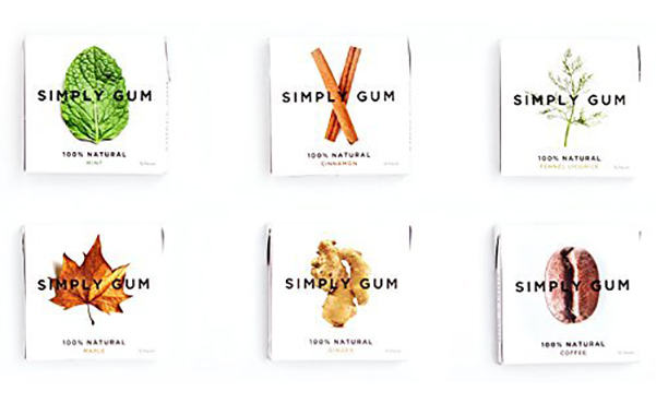 Simply Gum, Assorted Natural Chewing Gum