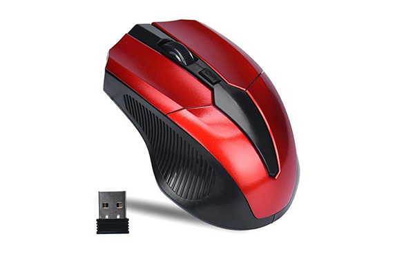 2.4GHz Wireless Optical Mouse with USB Receiver