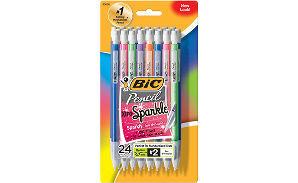 BIC Xtra-Sparkle 0.7 mm Mechanical Pencil, 24-Count