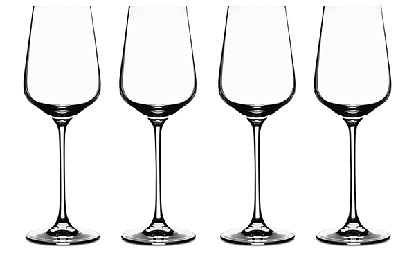 Cuisinart CGE-01-S4WW Elite Vivere Collection White Wine Glasses, Set of 4