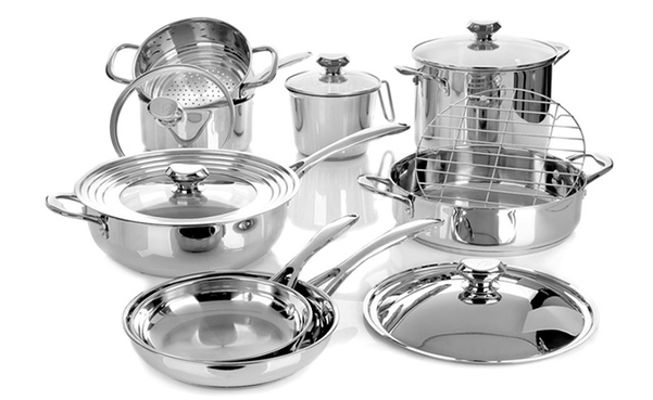 Wolfgang Puck Stainless Steel Cookware Set