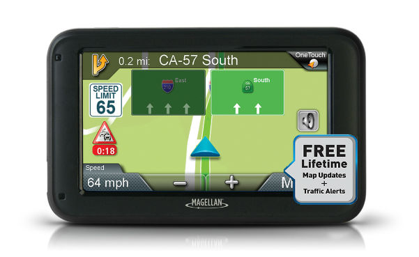 Magellan Roadmate 5.0” Touchscreen GPS with Bluetooth + Lifetime Maps