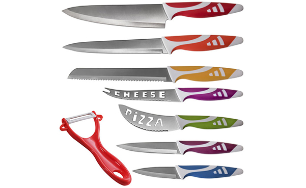 Oxgord Professional Stainless Steel Chef Knives Set