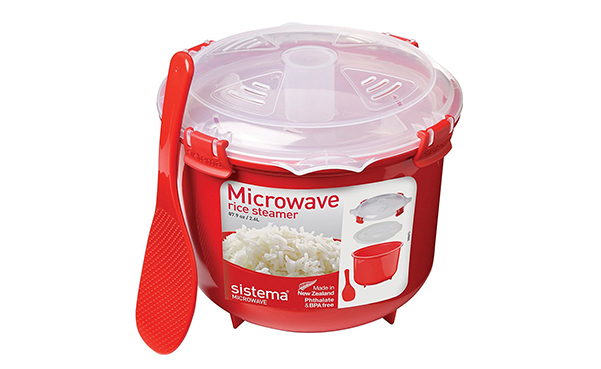 Sistema Microwave Cookware Rice Steamer