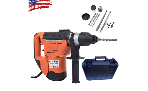Steel Rotary Hammer Drill with Case