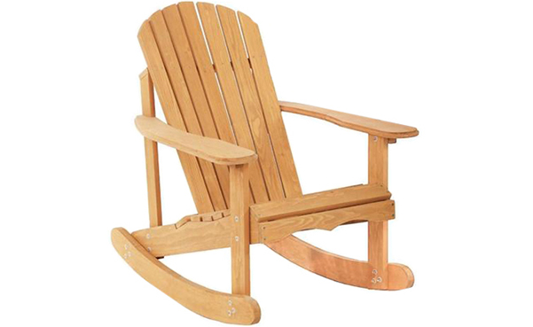 Natural Fir Adirondack Rocking Chair