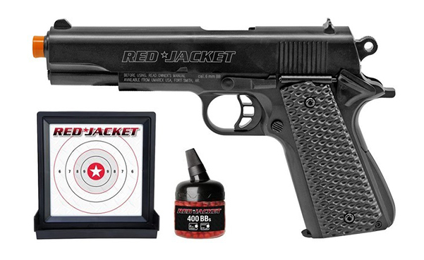 Red Jacket Airsoft Handgun Kit with Pistol