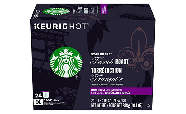 Starbucks French Roast Dark Coffee 24 K-Cups