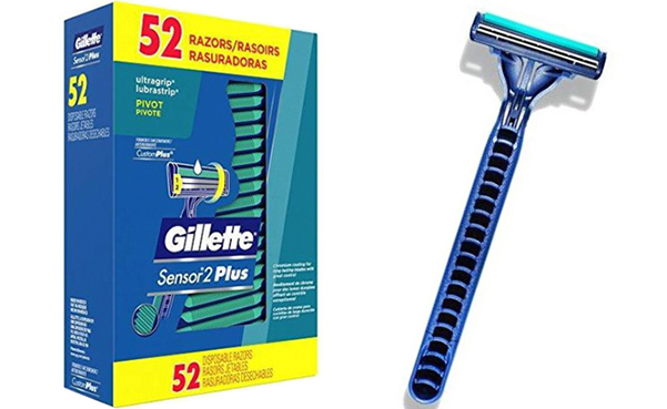 52-Piece Gillette Men’s Disposable Razors