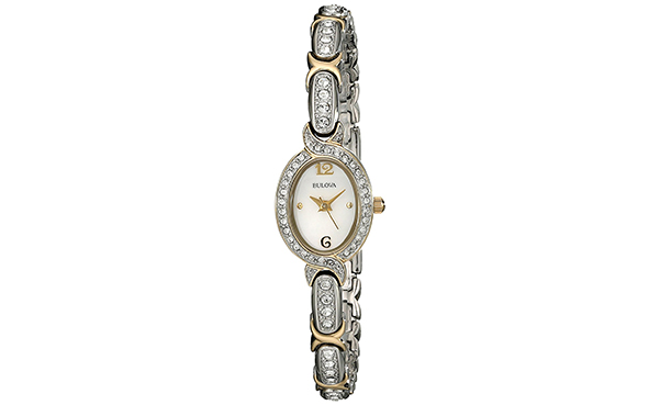 Bulova Women's Two-Tone Crystal Bracelet Watch