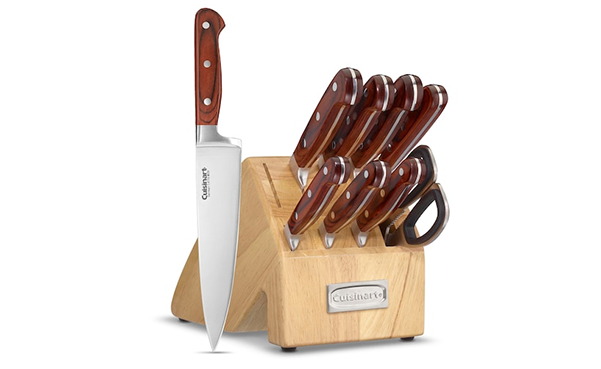 Cuisinart Pakka Wood Block Knife Set